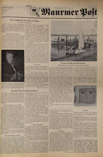 DOK 72/1.1.2.19: Anzeiger von Uster, Zweites Blatt, Nr. 19, "Maurmer Post"