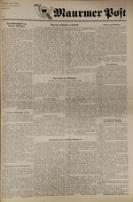 DOK 72/1.1.5.34: Anzeiger von Uster, Zweites Blatt, Nr. 34, "Maurmer Post"