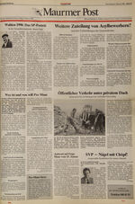 DOK 72/1.4.2.6: Anzeiger von Uster, "Maurmer Post", Ausgabe 6/90