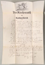 PA 47/3.3.1.24: Brief des Kirchenrats des Kantons Zürich